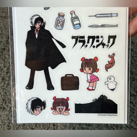 Black Jack Anime Sticker Sheet Pack Japan Exclusive Officially Licensed Manga - Picture 4 of 6